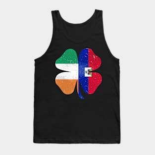 Haitian Irish Shamrock Haiti Ireland St. Patrick's Day Tank Top